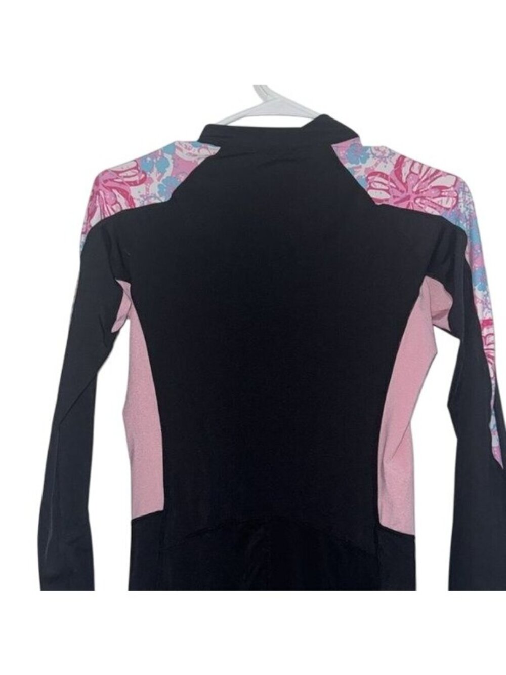 Womens Tilos Full-Body Wetsuit XL Black & Pink Nylon/Spandex Blend - Picture 6 of 11